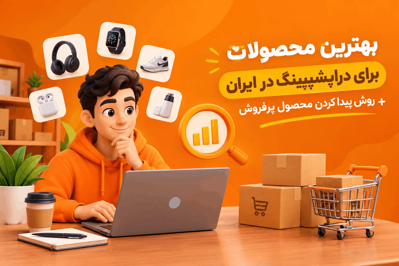 بهترین محصولات برای دراپشیپینگ در ایران + روش پیدا کردن محصول پرفروش